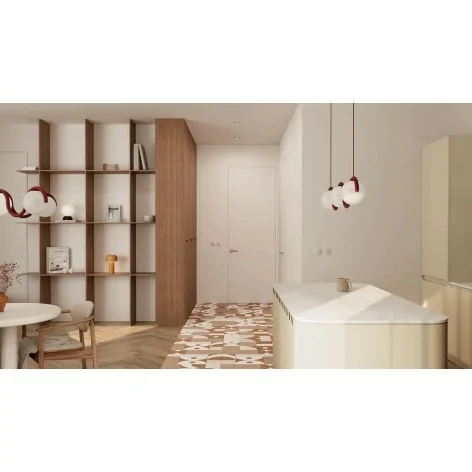 5901503236376 Sklep Płytki patchworkowe STARGRES Dessau Cotto Pattern Gres Rekt. Mat. 60x60 ziemiste czerwone brązowe