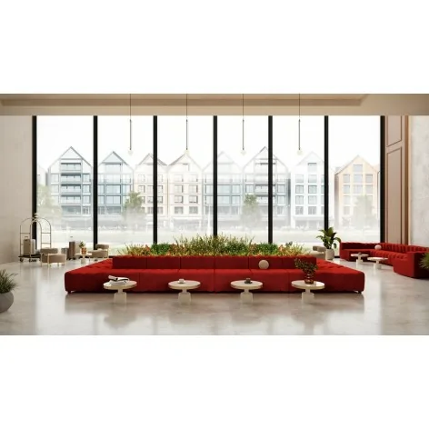 5901503234792 Płytki kamieniopodobne wielkoformatowe STARGRES Kyanit Ivory Gres Rekt. Satyna 120x120 kamień onyks beż