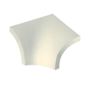 5900144083967 Sklep Płytki PARADYŻ Gamma Bianco Kształtka F Połysk 3x4 ceramika paradyż sklep online