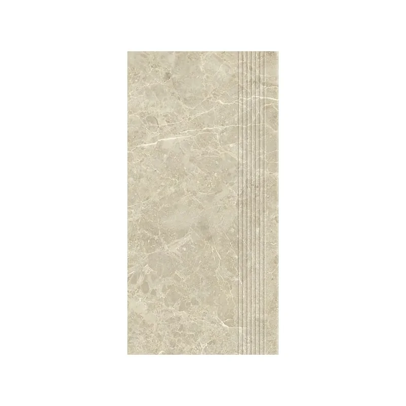 5904584194511 Płytki sklep PARADYŻ Archicross Stone White Stopnica Prasowana Gres Rekt. Mat. 29,8x59,8 30x60 Beżowy gres