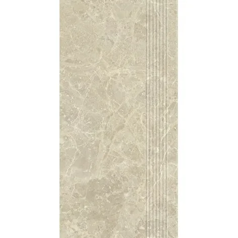 5904584194511 Płytki sklep PARADYŻ Archicross Stone White Stopnica Prasowana Gres Rekt. Mat. 29,8x59,8 30x60 Beżowy gres