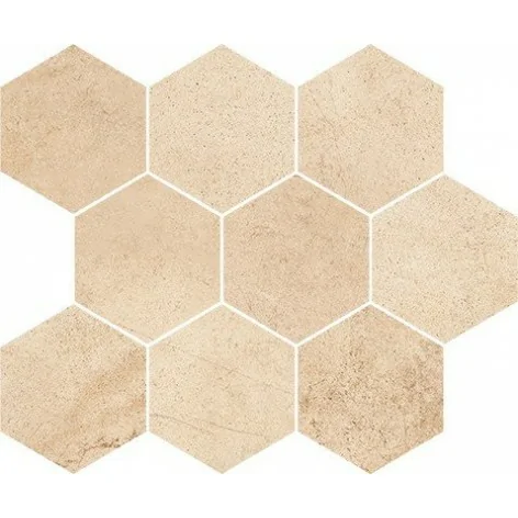 OPOCZNO Sahara Desert Mosaic Hexagon 28x33,7 Gat I