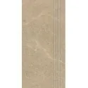 5904584194238 Płytki Sklep PARADYŻ Archicross Concrete Beige Stopnica Prasowana Gres Rekt. Mat. 29,8x59,8 30x60 beżowy gres