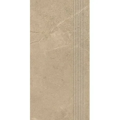 5904584194238 Płytki Sklep PARADYŻ Archicross Concrete Beige Stopnica Prasowana Gres Rekt. Mat. 29,8x59,8 30x60 beżowy gres