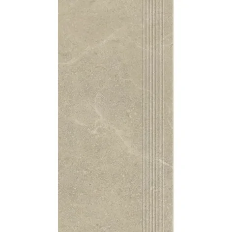 5904584194351 Płytki sklep PARADYŻ Archicross Concrete White Stopnica Prasowana Gres Rekt. Mat. 29,8x59,8 30x60 beżowy gres