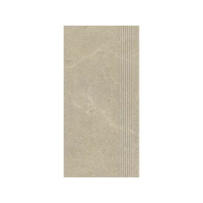 5904584194351 Płytki sklep PARADYŻ Archicross Concrete White Stopnica Prasowana Gres Rekt. Mat. 29,8x59,8 30x60 beżowy gres