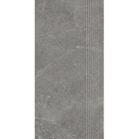 5904584194313 Płytki sklep PARADYŻ Archicross Concrete Grey Stopnica Prasowana Gres Rekt. Mat. 29,8x59,8 30x60 szary gres
