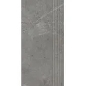 5904584194313 Płytki sklep PARADYŻ Archicross Concrete Grey Stopnica Prasowana Gres Rekt. Mat. 29,8x59,8 30x60 szary gres