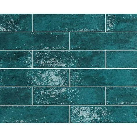 5903313360890 Płytki Sklep CERRAD Palette Blue Płytka Ścienna Klinkierowa 7,4x30 niebieska płytka klinkierowa w formie cegiełki