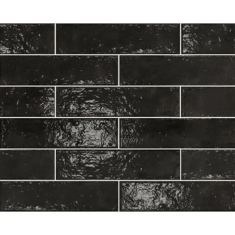 5903313360876 Czarne płytki cegiełki CERRAD Palette Black Płytka Ścienna Klinkierowa 7,4x30 cegiełka łazienkowe płytki sklep