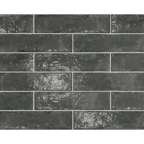 5903313360777 Płytki cegiełki sklep CERRAD Palette Graphite Płytka Ścienna Klinkierowa 7,4x30 grafitowa cegiełka łazienkowa