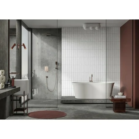 5903313360852 Płytki biała cegiełki sklep CERRAD Palette White Płytka Ścienna Klinkierowa 7,4x30 białą cegiełka łazienkowa