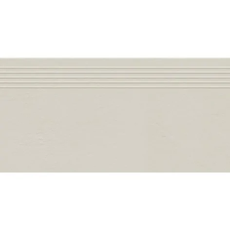 5900199216266 Płytki sklep TUBĄDZIN Industrio Light Grey Stopnica Rekt. Mat. 29,6x59,8 ryflowana stopnica gresowa 30x60