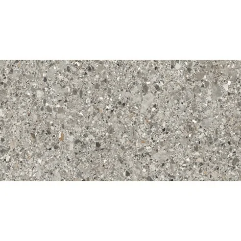 4823107805622 Sklep Płytki Szare Klasyczne Lastryko EPICENTR Microterazzo Grey Gres Rekt. Satyna 60x120 Kamień lastryko
