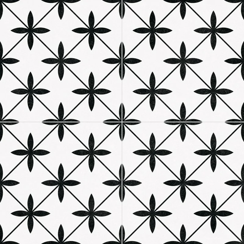 Płytka podłogowa hiszpańska Superceramica HIDRAULICOS POOLE white mat 45x45 PATCHWORK PAV. POOLE WHITE 45X45 Płytka podłogowa hiszpańska Superceramica HIDRAULICOS POOLE white mat 45x45 PATCHWORK PAV. POOLE WHITE 45X45
