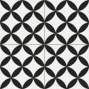 8435495819715 PRIS.PRE. CIRCLE BLACK MATT 45,0x45,0 PRISSMACER Pris.Pre. Circle Black Gres Mat. 45x45 czarny patchwork