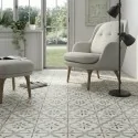 8429991192082 Hiszpańskie gres patchwork podłoga PRISSMACER Pris.Pre. Leeds Musgo Gres Mat. 45x45 szare patchworki