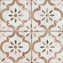 8429991206864 Gres szkliwiony hiszpański Prissmacer PRE LEEDS COTTO 45x45 kolorowe płytki patchwork brązowe brown