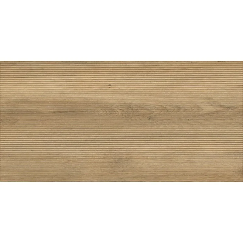 Sklep Płytki drewnopodobne lamele 5902610538940 PARADYŻ Flowline Gold Decor Gres Szkl. Rekt. Struktura Mat. 59,8x119,8 60x120