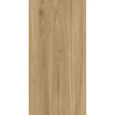 Sklep Płytki drewnopodobne lamele 5902610538940 PARADYŻ Flowline Gold Decor Gres Szkl. Rekt. Struktura Mat. 59,8x119,8 60x120