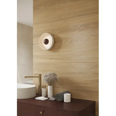 Sklep Płytki drewnopodobne lamele 5902610538940 PARADYŻ Flowline Gold Decor Gres Szkl. Rekt. Struktura Mat. 59,8x119,8 60x120