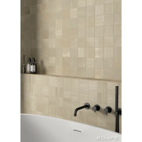 8435081440537 Brązowe kafelki hiszpańskie EQUIPE Hikari Fawn Decor EQ 32697 Płytka Ścienna Strukturalna Mat. 10x10