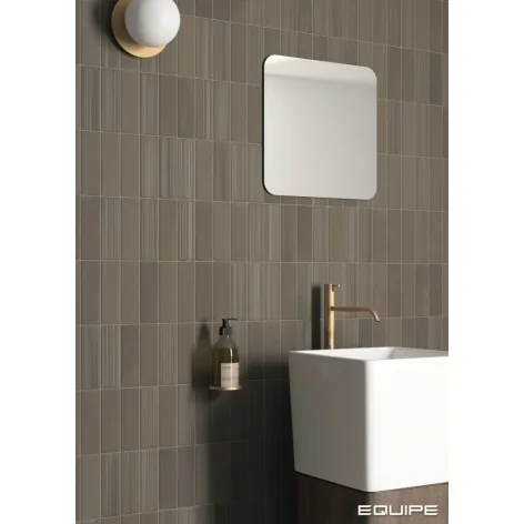 8435081440544 Brązowe kafelki hiszpańskie EQUIPE Hikari Brown Decor EQ 32698 Płytka Ścienna Strukturalna Mat. 10x10 G1