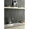 8435081440797 Grafitowe antracytowe płytki cegiełki matowe EQUIPE Hikari Ebony EQ 32722 Płytka Gresowa Mat. 6x18,6 hiszpańskie
