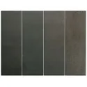8435081440797 Grafitowe antracytowe płytki cegiełki matowe EQUIPE Hikari Ebony EQ 32722 Płytka Gresowa Mat. 6x18,6 hiszpańskie