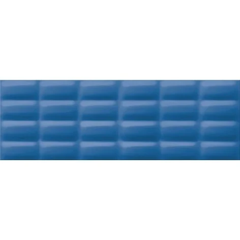 OPOCZNO Blue Glossy Pillow Structure 25x75 Gat I