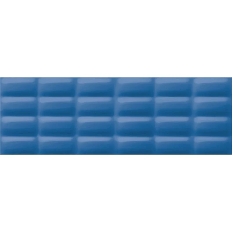 OPOCZNO Blue Glossy Pillow Structure 25x75 Gat I