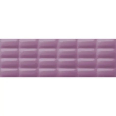 OPOCZNO Violet Glossy Pillow Structure 25x75 Gat I