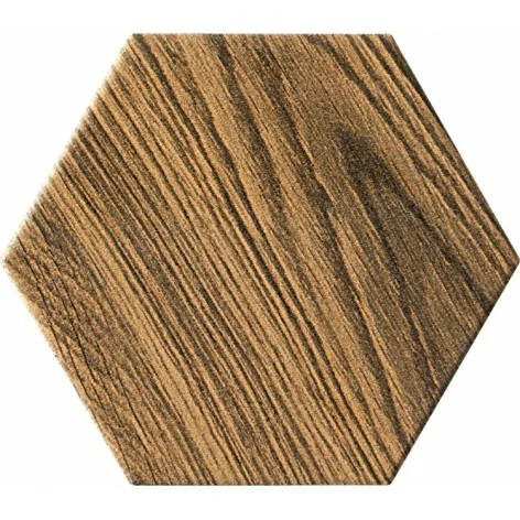 5903238028165 DOMINO (Tubądzin) Burano Wood Hex Płytka Ścienne Mat. 11x12,5 PS-02-715-0110-0125-1-040 drewnopodobne