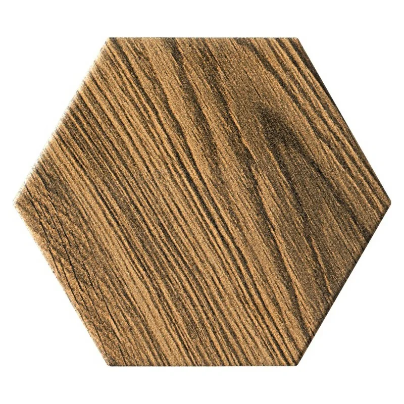 5903238028165 DOMINO (Tubądzin) Burano Wood Hex Płytka Ścienne Mat. 11x12,5 PS-02-715-0110-0125-1-040 drewnopodobne