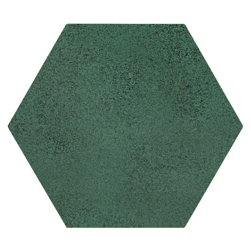 5903238028158 DOMINO (Tubądzin) Burano Green Hex Płytka Ścienna Mat. 11x12,5 PS-02-715-0110-0125-1-039