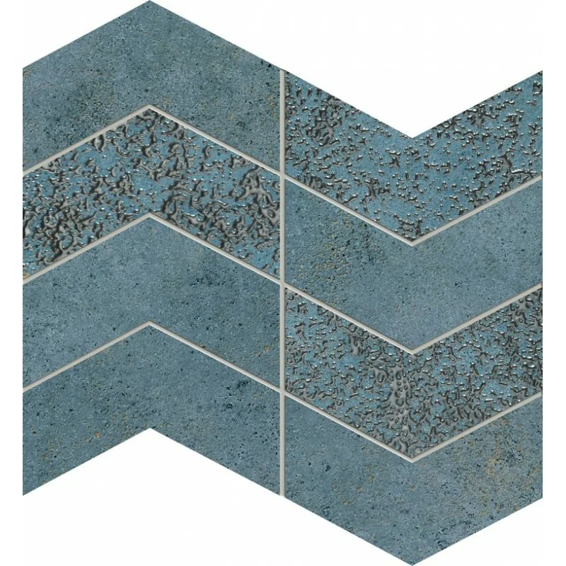 5903238055956 DOMINO (Tubądzin) Margot Blue Mozaika Ścienna Mat. 29,8x25 30x30 MS-02-585-0298-0250-1-016