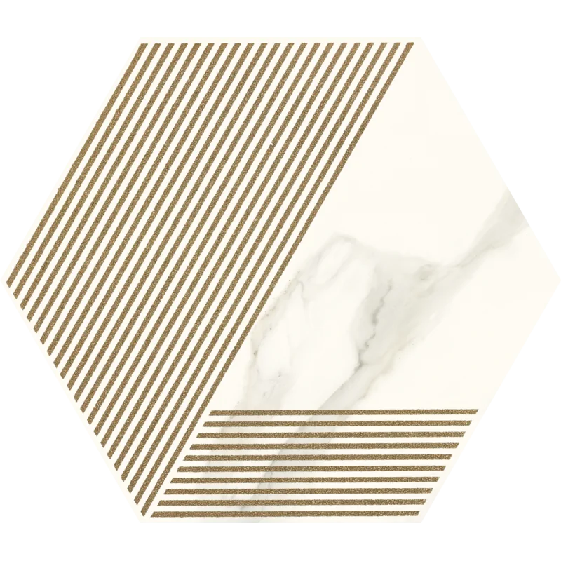 I-H-171X198-1-CALA.--A-N PARADYŻ (My Way) Calacatta Hexagon Mat. A 17,1x19,8 5900144093775
