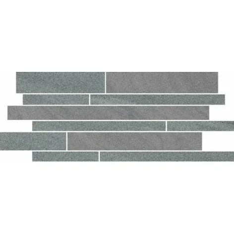 PARADYŻ Arkesia Grigio Listwa Paski Mix 20x52 Gat I