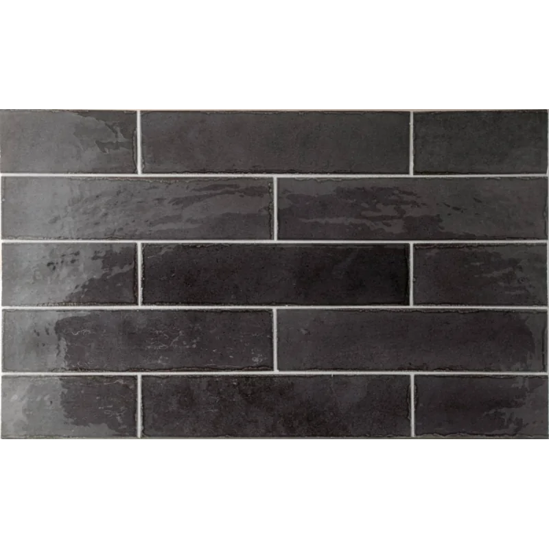 8435404945466 EQUIPE Tribeca Basalt EQ 26874 Płytka Ścienna Cegiełka Połysk 6x24,6 G1