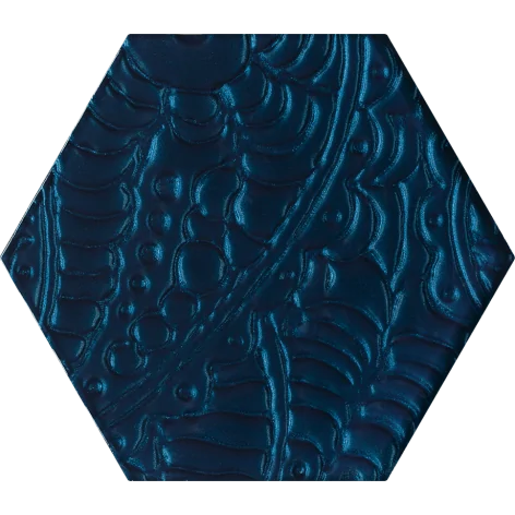 IG--198X171-1-URBA.BL PARADYŻ (My Way) Urban Colours Blue Inserto Szklane Heksagon 19,8x17,1 5900144099449