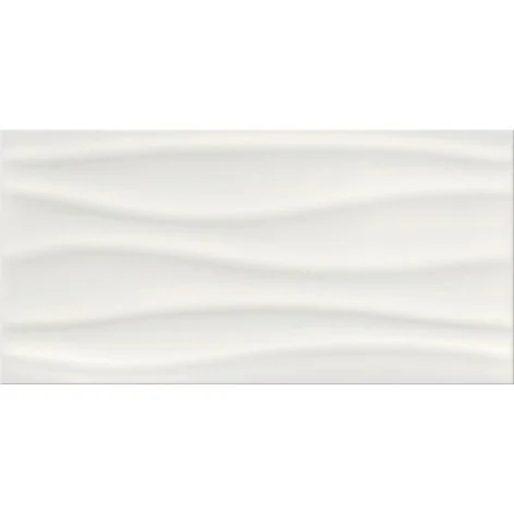 OPOCZNO Basic Palette White Glossy Wave 29,7x60 Gat I