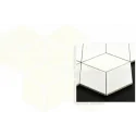 5900144091825 PARADYŻ Uniwersalna Mozaika Prasowana Bianco Romb Hexagon 20,4x23,8 M-P-204X238-1-UNIW.BIROHE