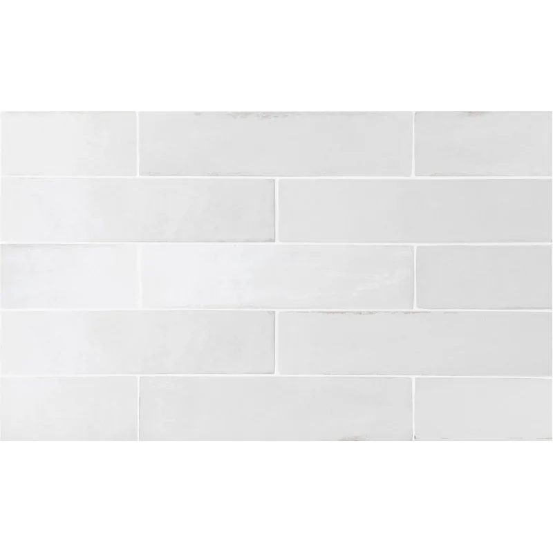 8435404945435 EQUIPE Tribeca Gypsum White EQ 26871 Płytka Ścienna Cegiełka Połysk 6x24,6 G1