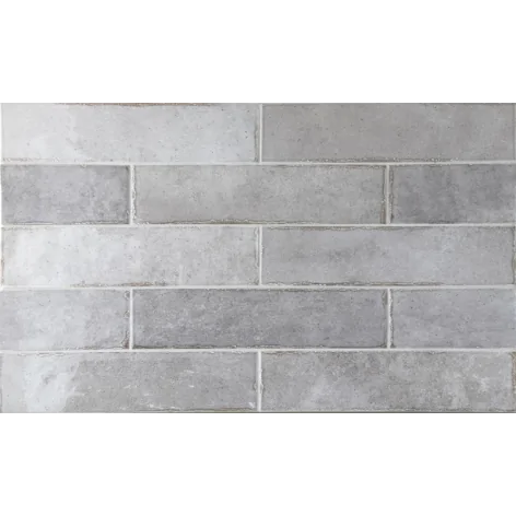 8435404945459 EQUIPE Tribeca Grey Whisper EQ 26873 Płytka Ścienna Cegiełka Połysk 6x24,6 G1