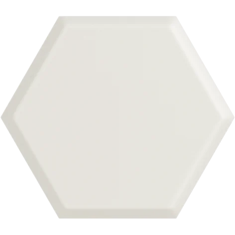 5900144000001 PARADYŻ (My Way) Woodskin Bianco Heksagon Struktura A Ściana Mat. 19,8x17,1 20x20 SS--198X171-1-WOON.BIA