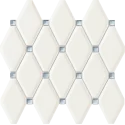 MS-01-159-0298-0270-1-037 TUBĄDZIN Abisso White Mozaika Ścienna 29,8x27 5900199165038