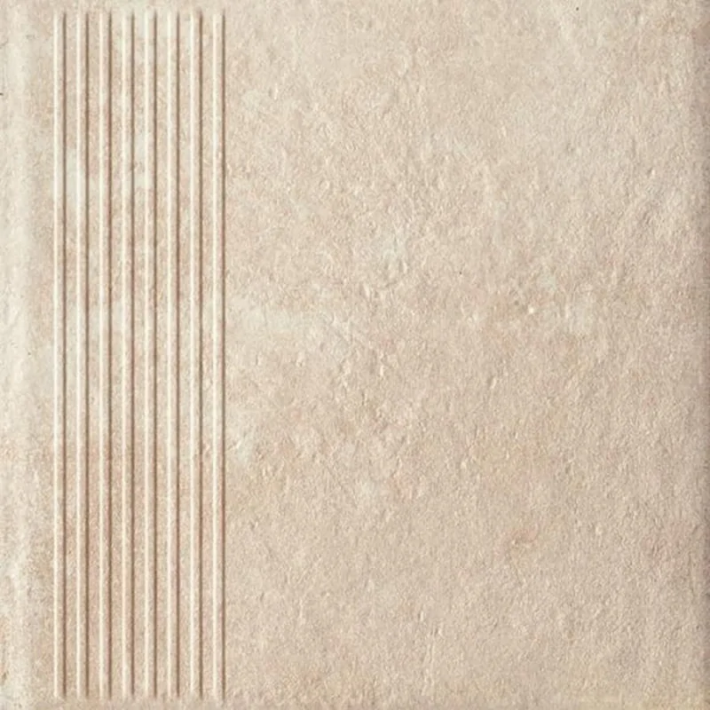 5902610525308 PARADYŻ Scandiano Beige Stopnica Prosta Struktura Mat. 30x30 Z---300X300-1-SCAN.BESP-5