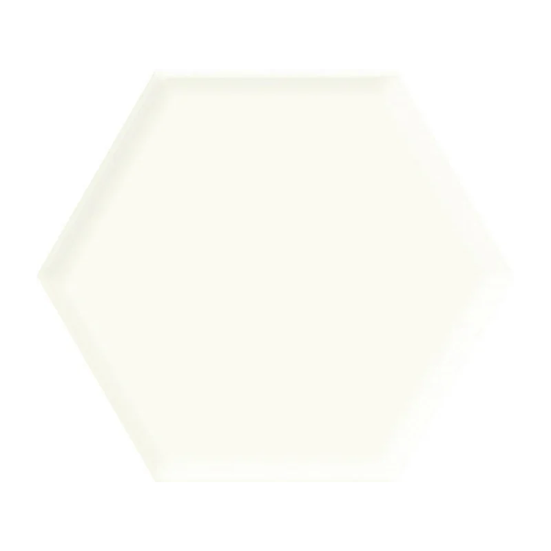 5902610552014 PARADYŻ Uniwersalny Heksagon White Struktura Połysk 19,8x17,1 SS--198X171-1-UNIW.WH