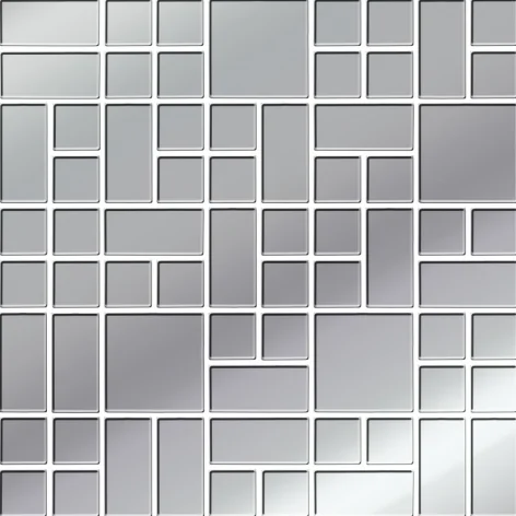 CERAMIKA COLOR PLATINUM GLASS MOSAIC 25x25 G1