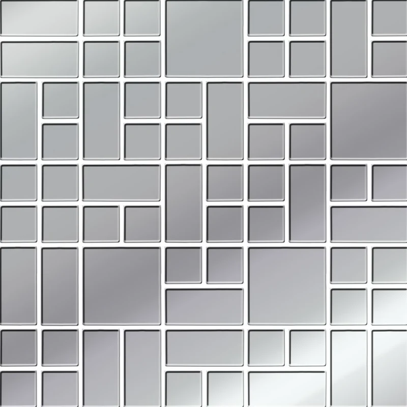 CERAMIKA COLOR PLATINUM GLASS MOSAIC 25x25 G1